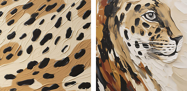Captivating feline patterns in art Captivating feline patterns in art