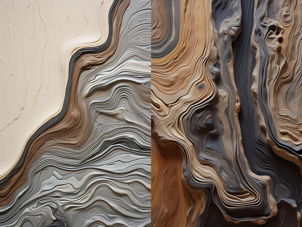 - Flowing lines in harmonious colors - Flowing lines in harmonious colors