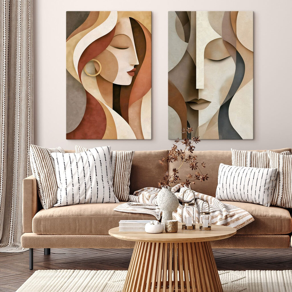 Artistic representation of feminine beauty Artistic representation of feminine beauty