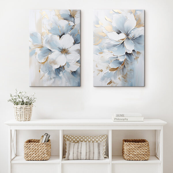 Delicate blooms in soft hues Delicate blooms in soft hues