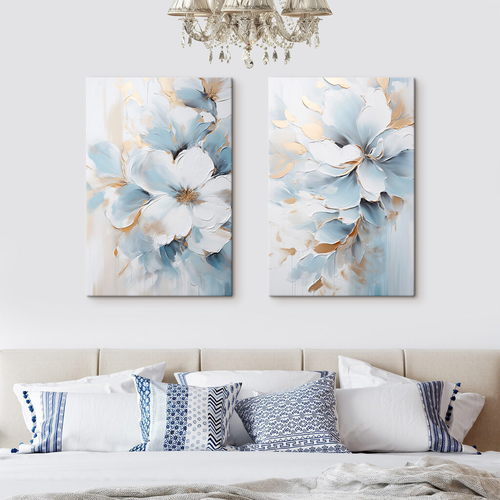 Delicate blooms in soft hues Delicate blooms in soft hues