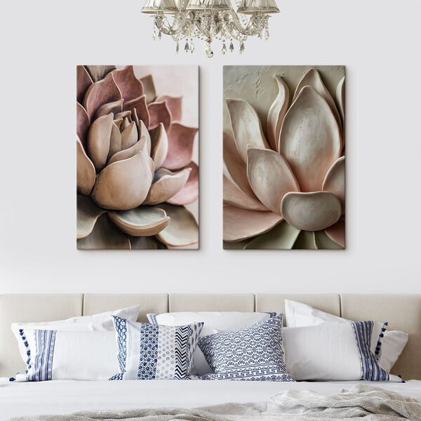 Soft petals in muted earth tones Soft petals in muted earth tones
