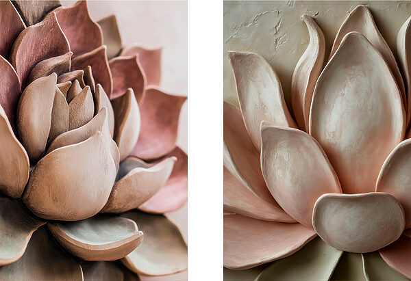 Soft petals in muted earth tones Soft petals in muted earth tones