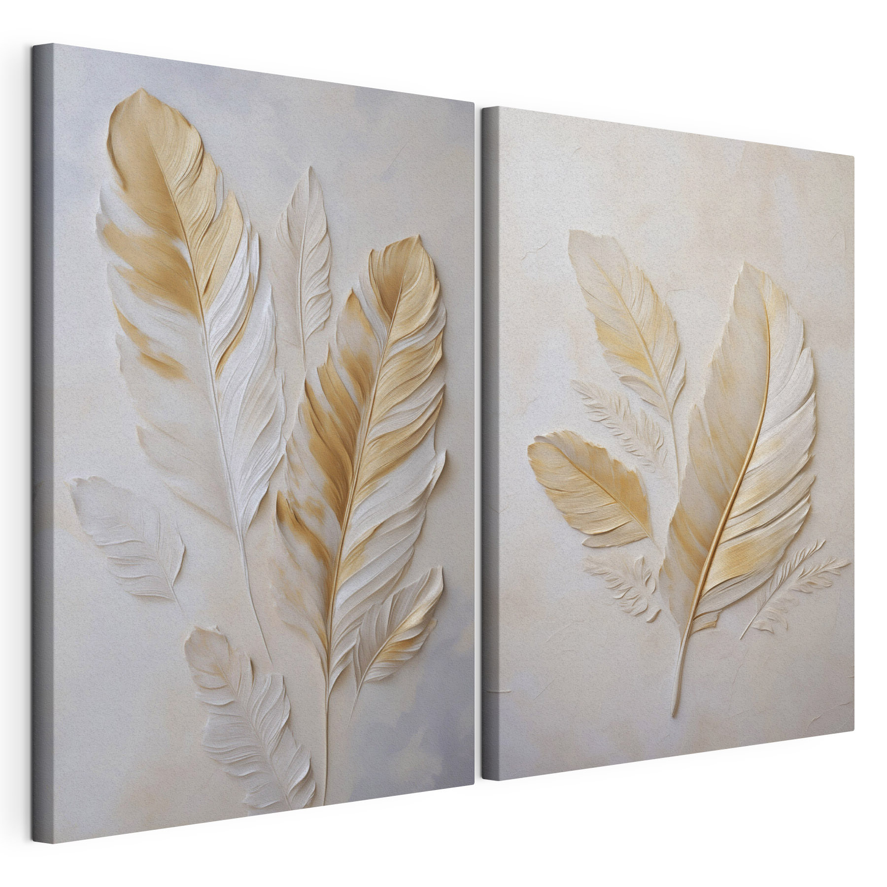Elegant leaves in soft tones Elegant leaves in soft tones