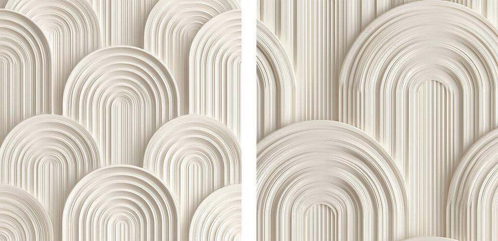 Soft curves in neutral tones Soft curves in neutral tones