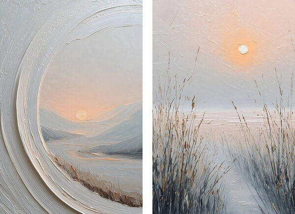 Painting of a landscape Painting of a landscape
