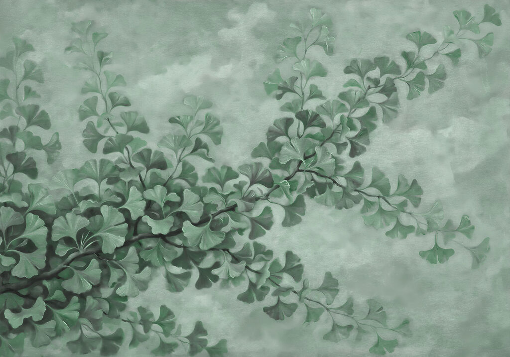 Branch with leaves on it