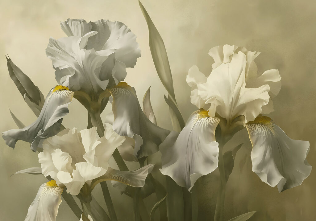 Delicate blooms with soft hues