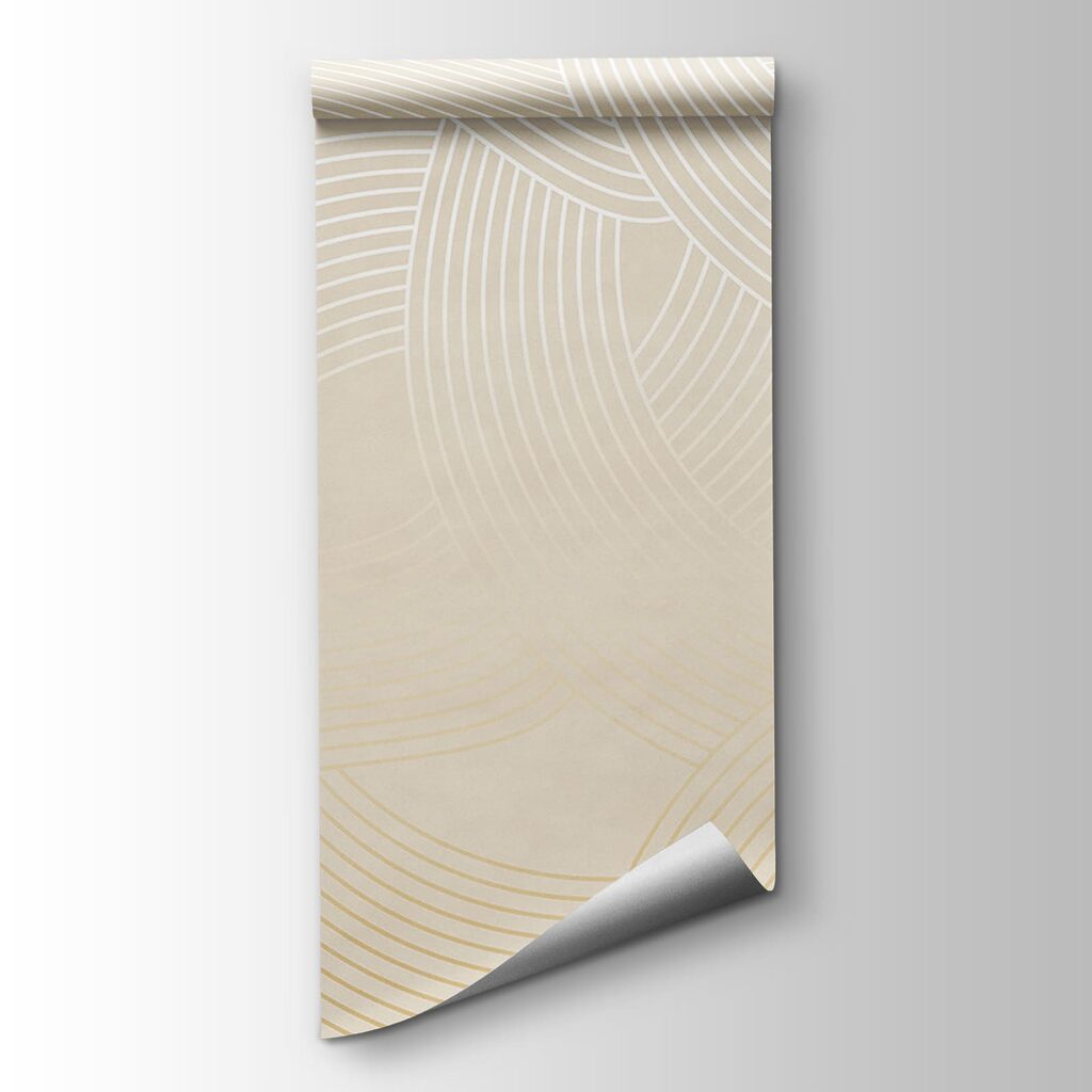 Flowing lines create subtle elegance