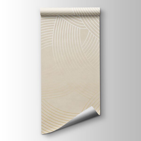 Flowing lines create subtle elegance
