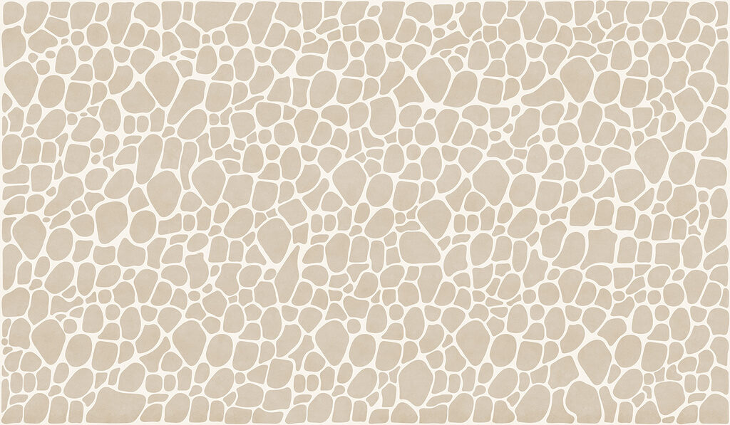 Pattern of white and tan stones Pattern of white and tan stones