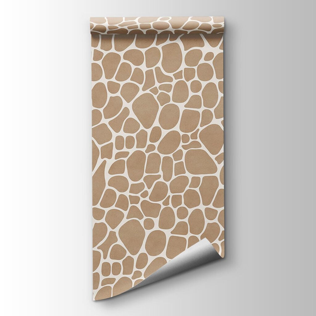Pattern of brown and white stones Pattern of brown and white stones
