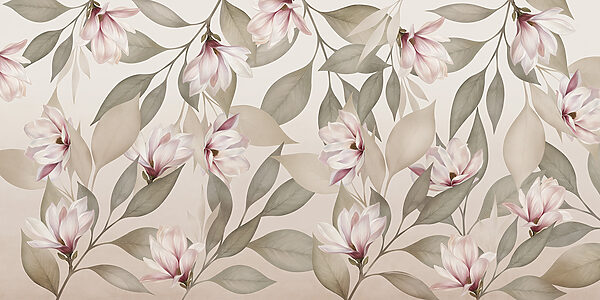 Delicate blooms in soft pastel tones Delicate blooms in soft pastel tones