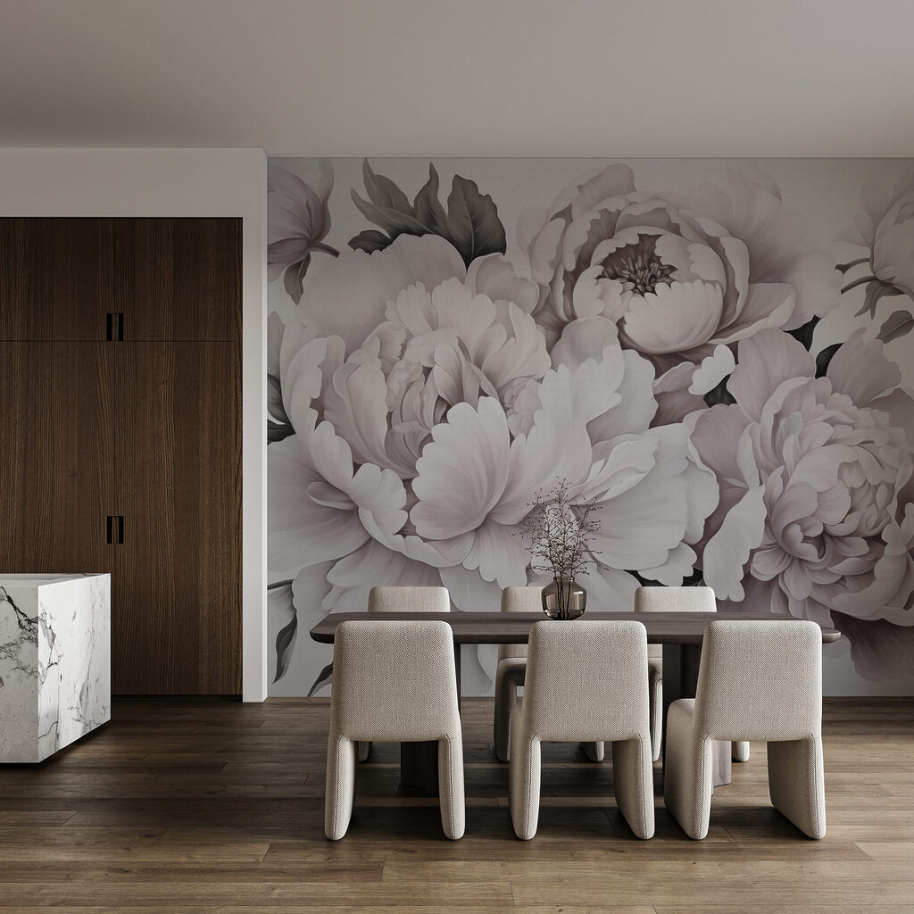 Gruppe weißer Blumen Gruppe weißer Blumen