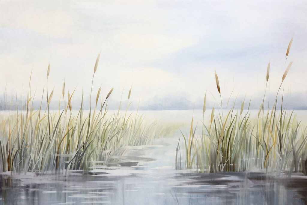 Painting of a marsh