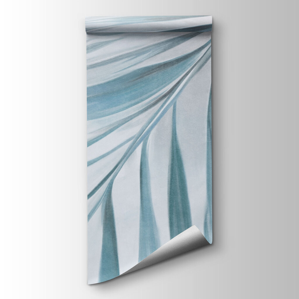 Gentle breeze through palm leaves