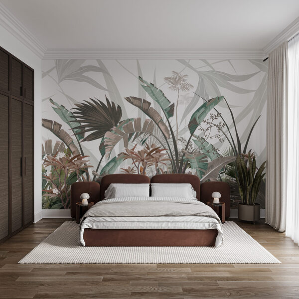 Botanische Schönheit in Pastelltönen