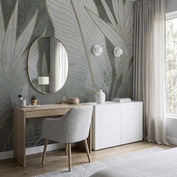 Elegantes botanisches Design in sanften Farbtönen