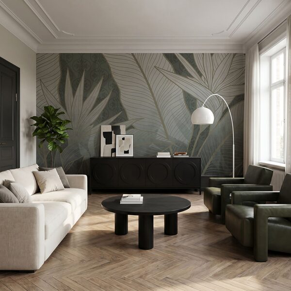 Elegantes botanisches Design in sanften Farbtönen