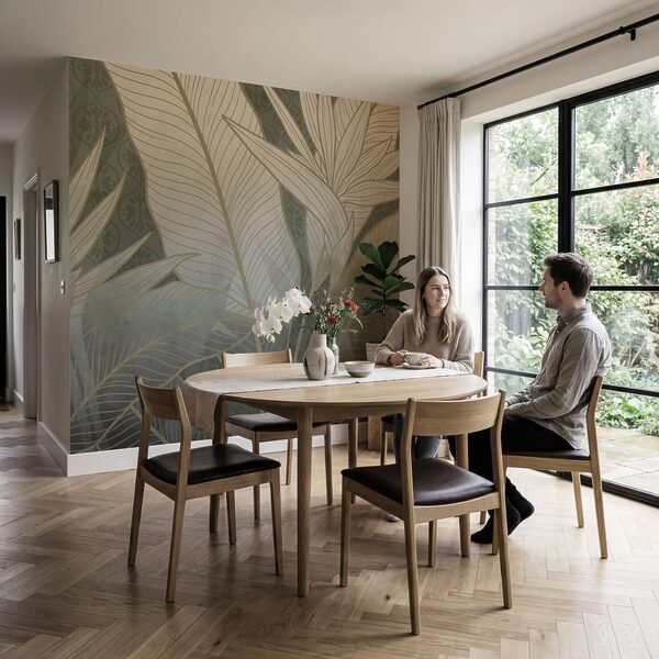 Elegantes botanisches Design in sanften Farbtönen