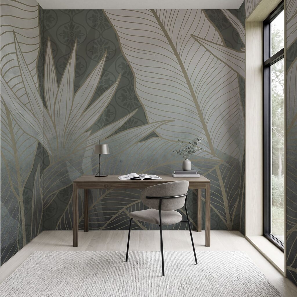 Elegantes botanisches Design in sanften Farbtönen