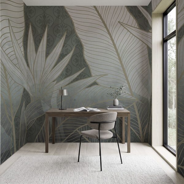 Elegantes botanisches Design in sanften Farbtönen
