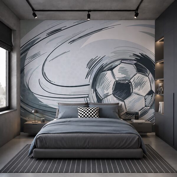 Fußball in einem Tornado Fußball in einem Tornado