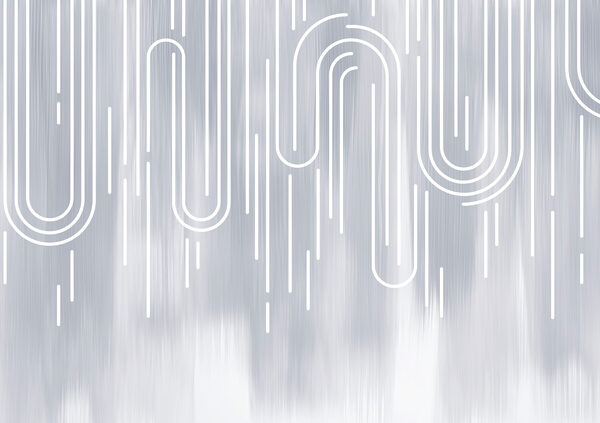 White lines on a gray background