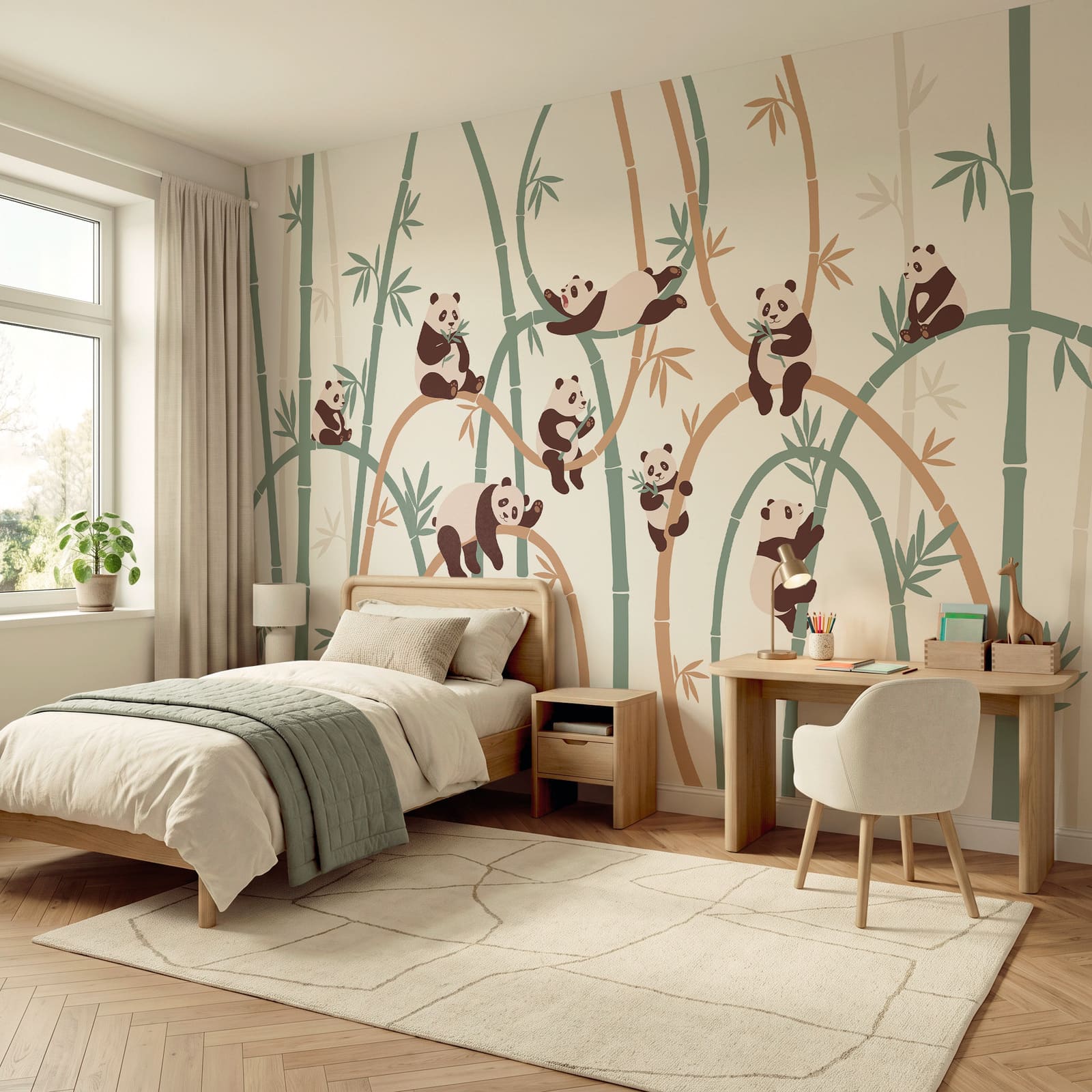 Pandas auf einem Baum Pandas auf einem Baum