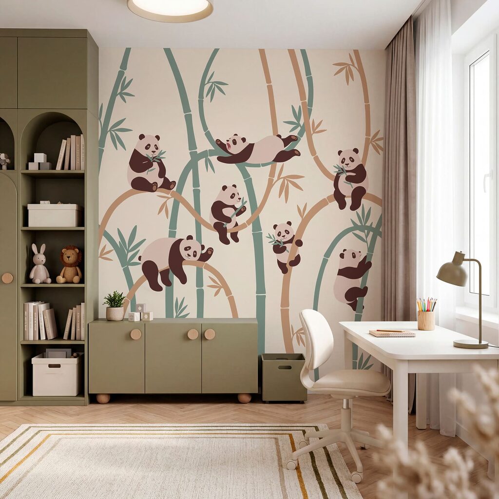 Pandas auf einem Baum Pandas auf einem Baum