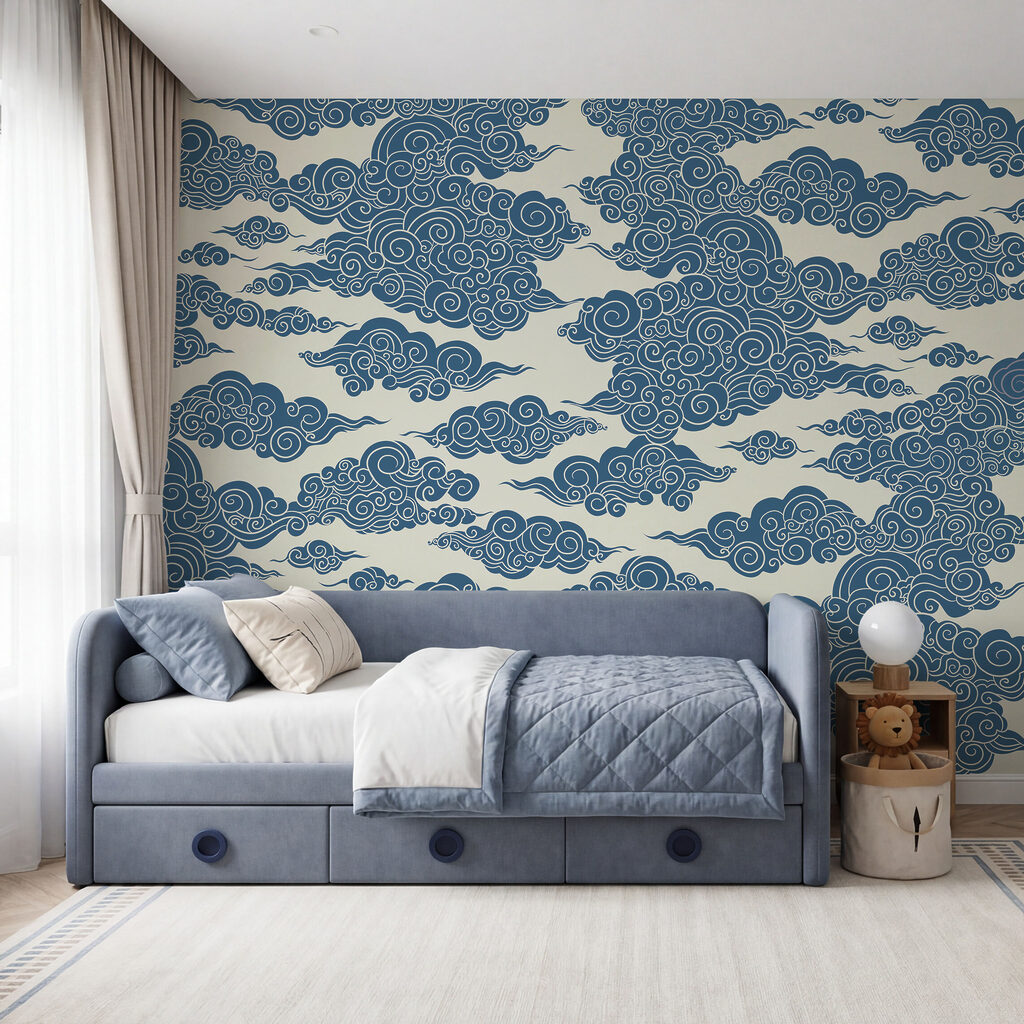 Muster aus Wolken und Wirbeln Muster aus Wolken und Wirbeln