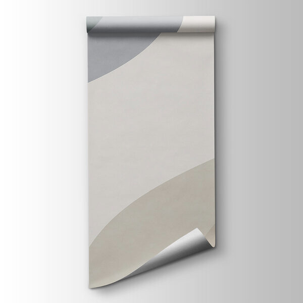 White and grey background with curved lines White and grey background with curved lines