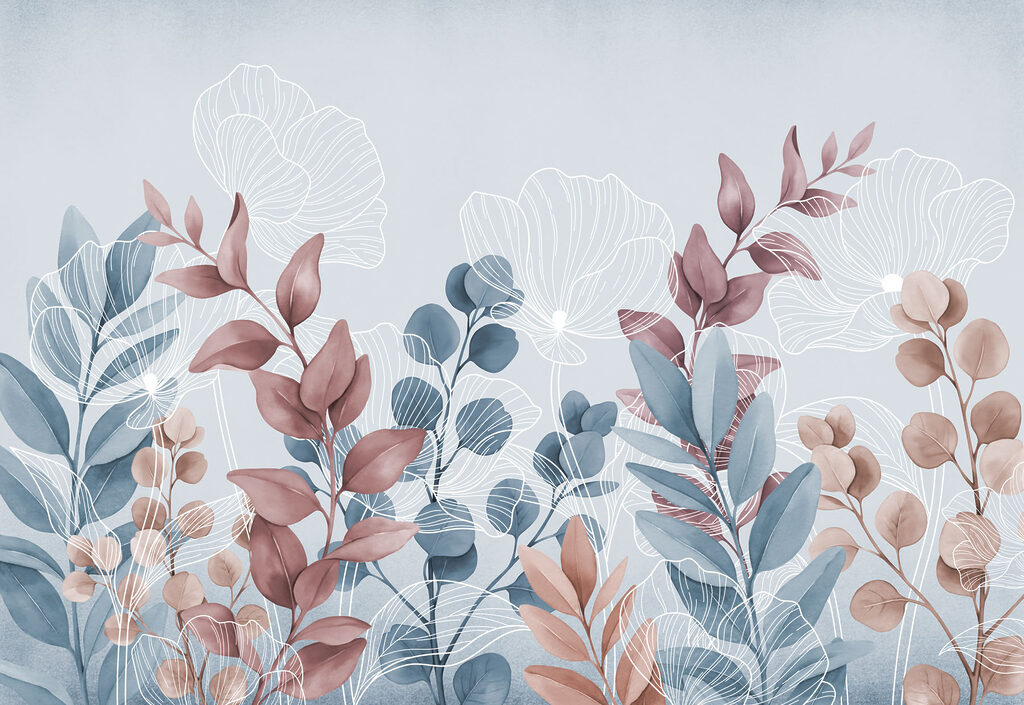 Elegant floral design with soft hues Elegant floral design with soft hues