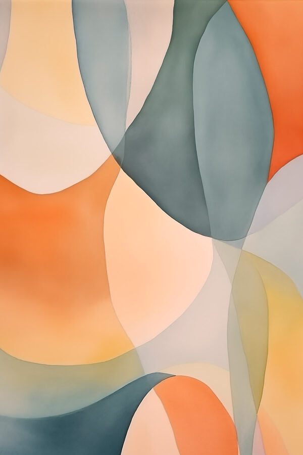 Colorful art piece with circles and lines Colorful art piece with circles and lines