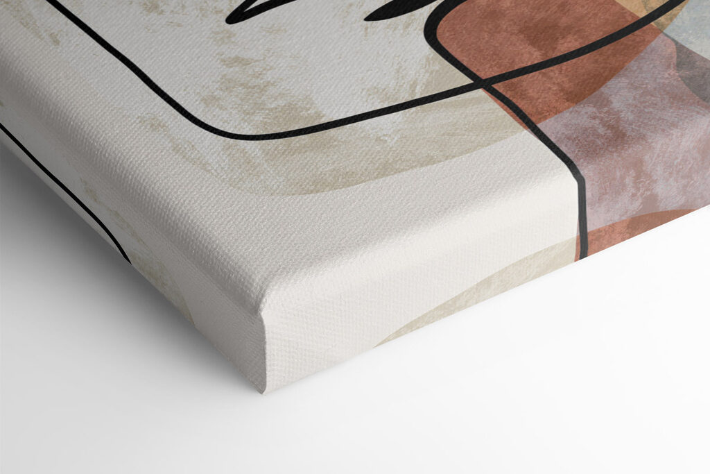 Drawing of two faces