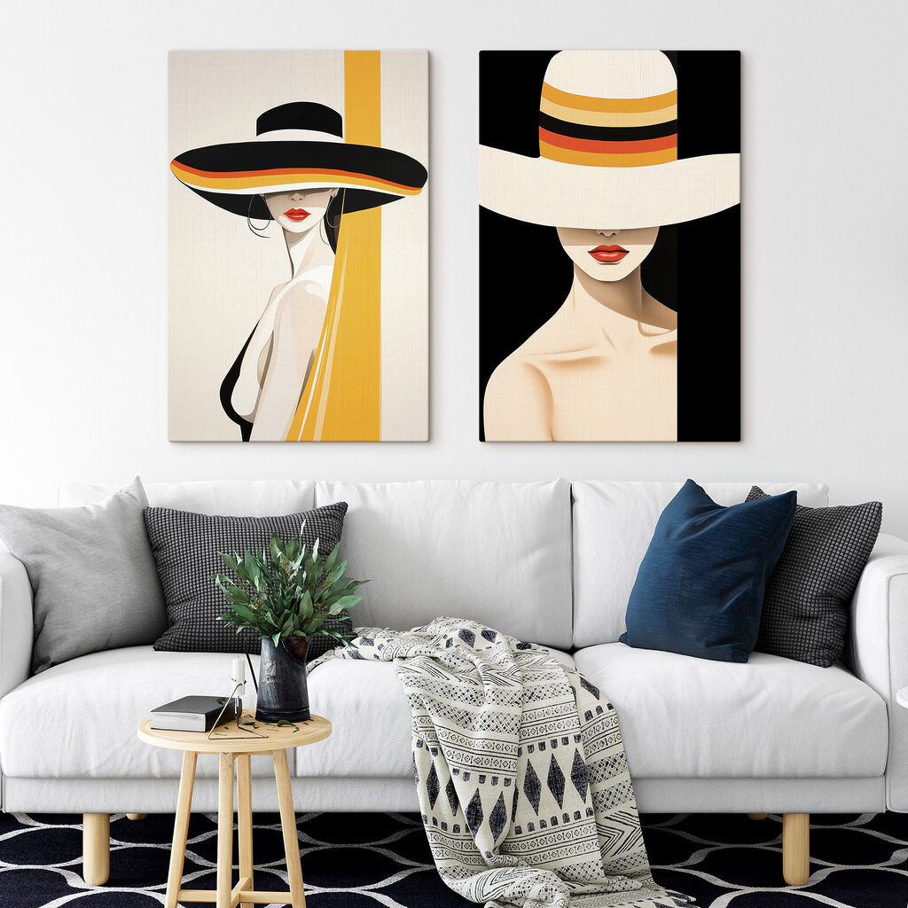 Woman wearing a hat