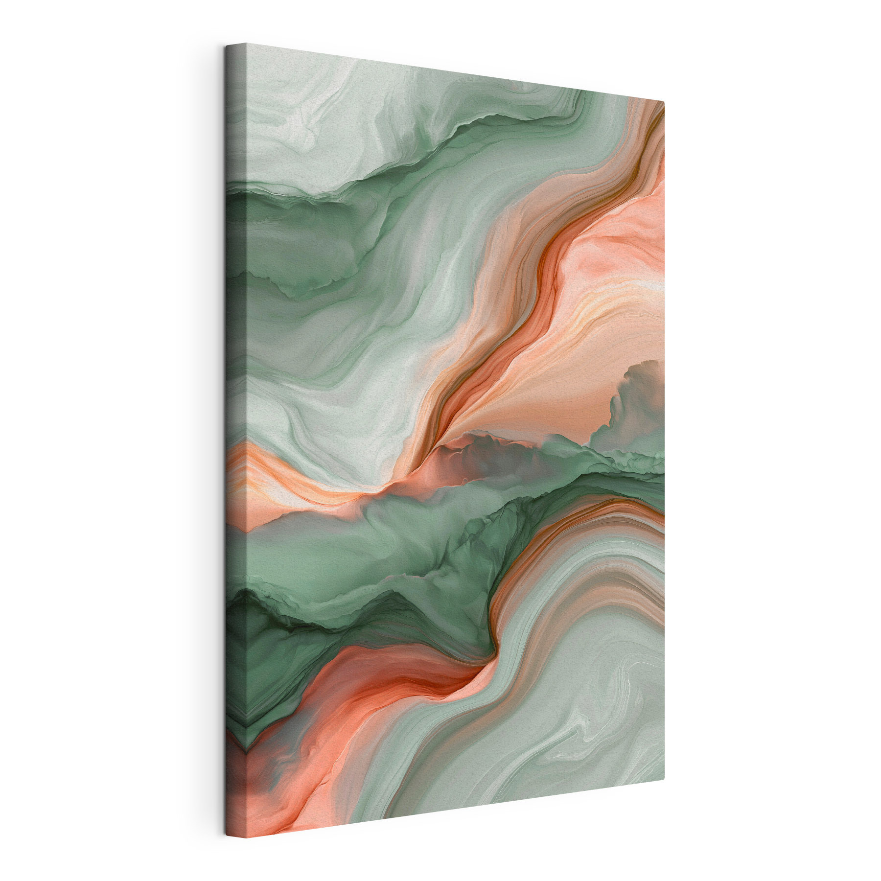 Serene waves of color blend beautifully Serene waves of color blend beautifully