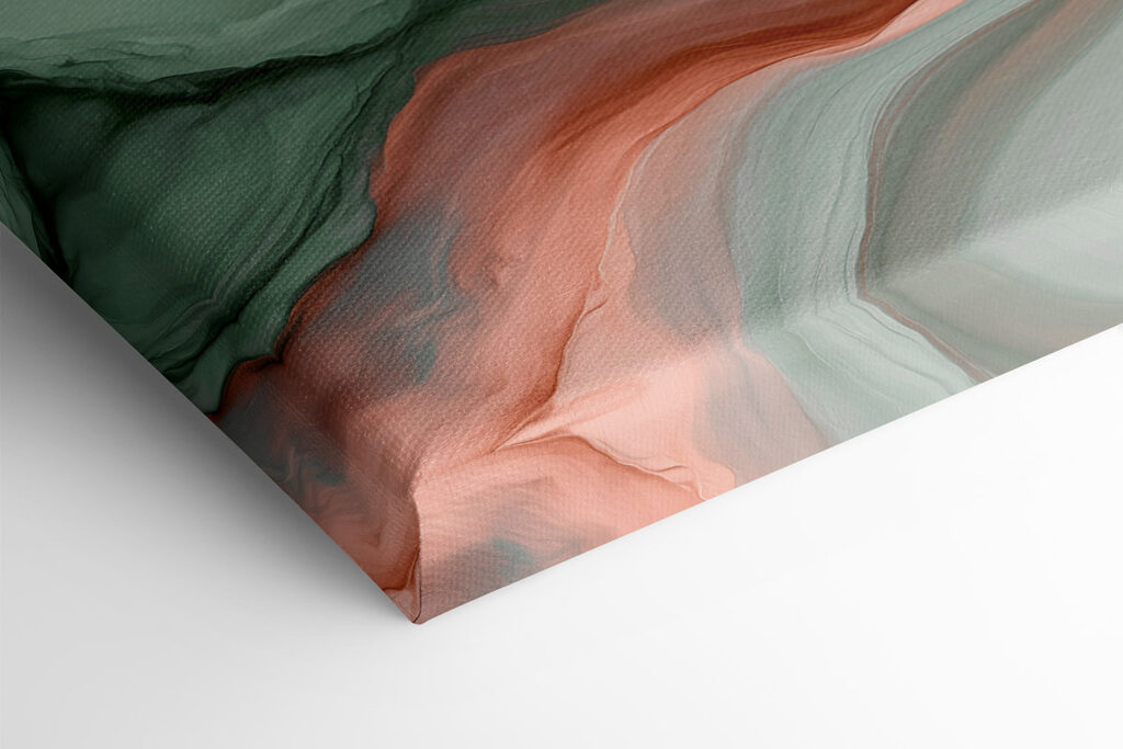Serene waves of color blend beautifully Serene waves of color blend beautifully