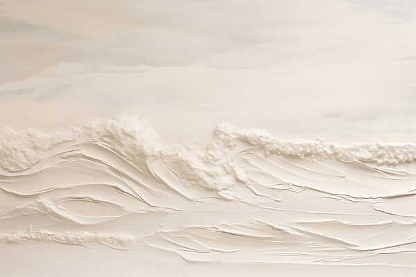 White sand with waves