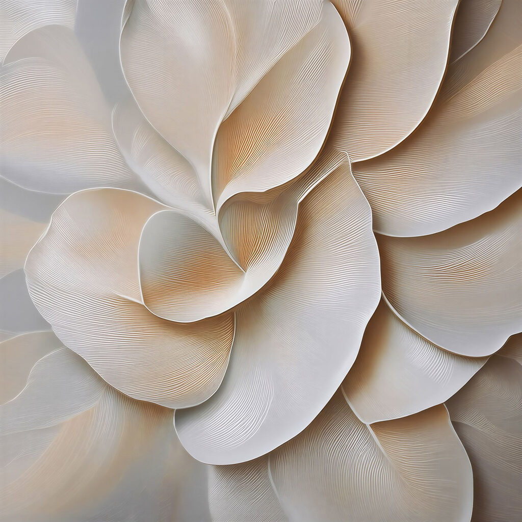 Soft petals in gentle hues