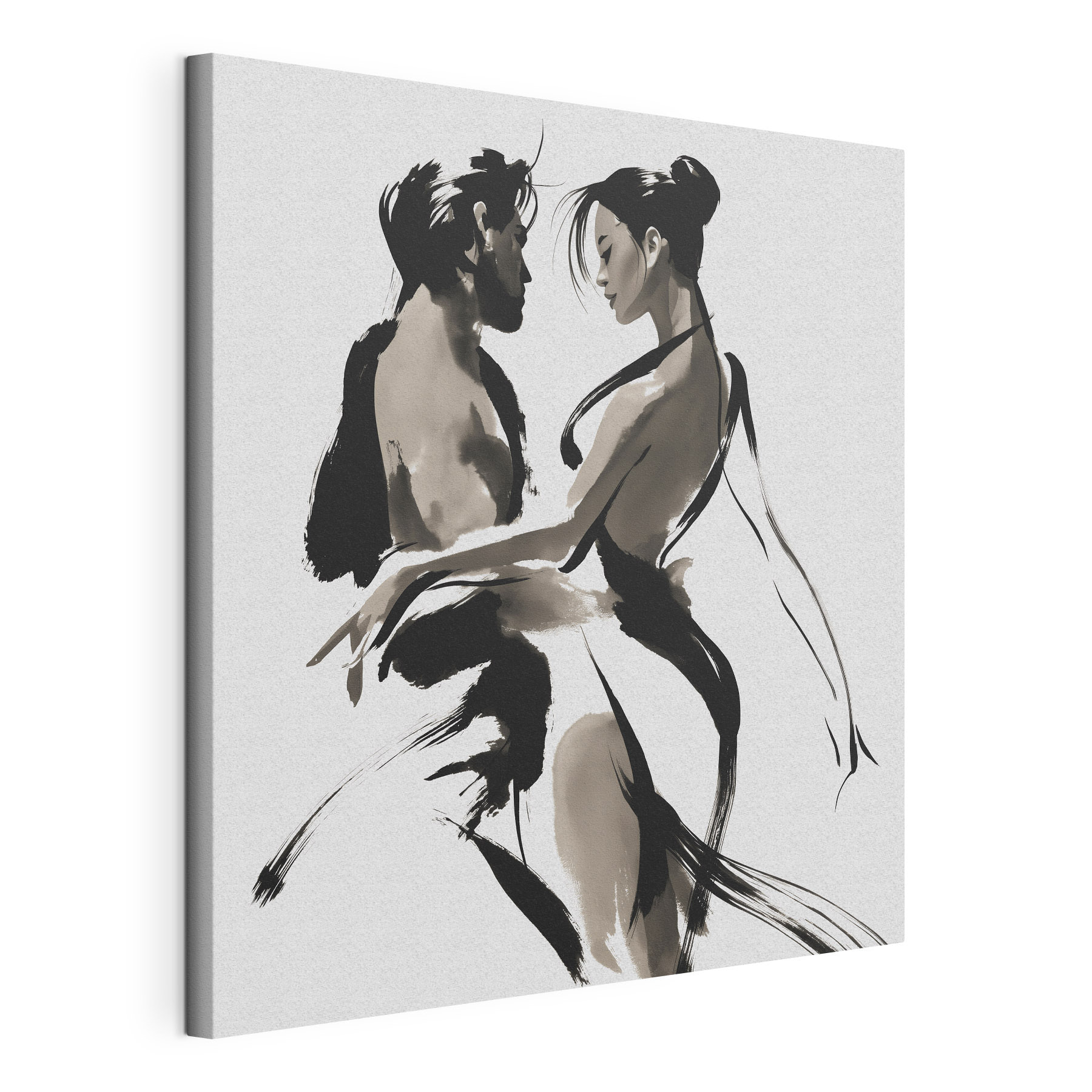 Man and woman dancing