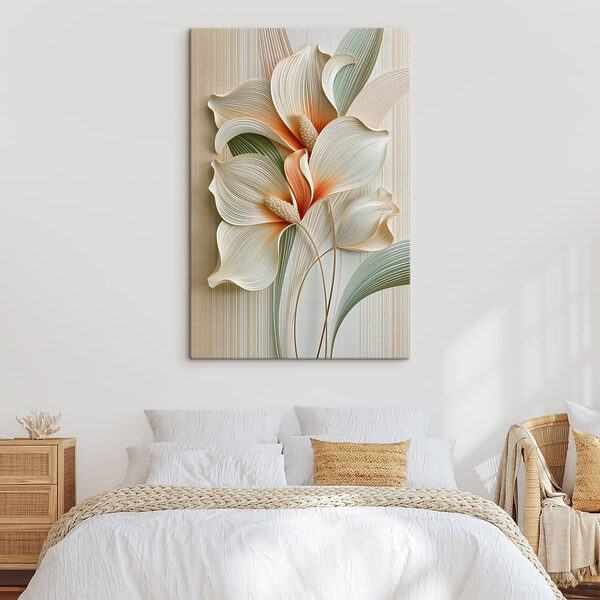 Delicate petals in soft colors