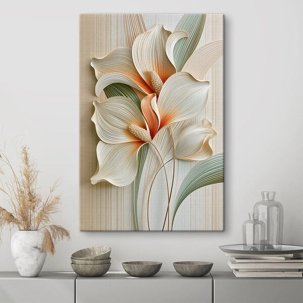 Delicate petals in soft colors