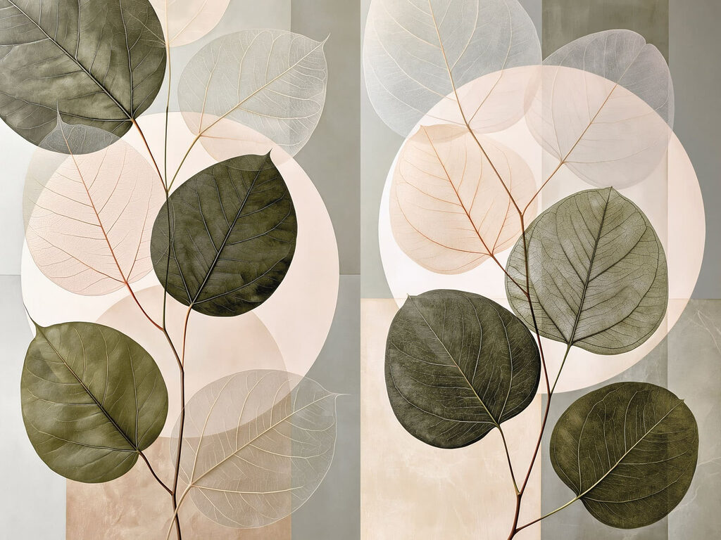 Gentle tones of natural greenery Gentle tones of natural greenery