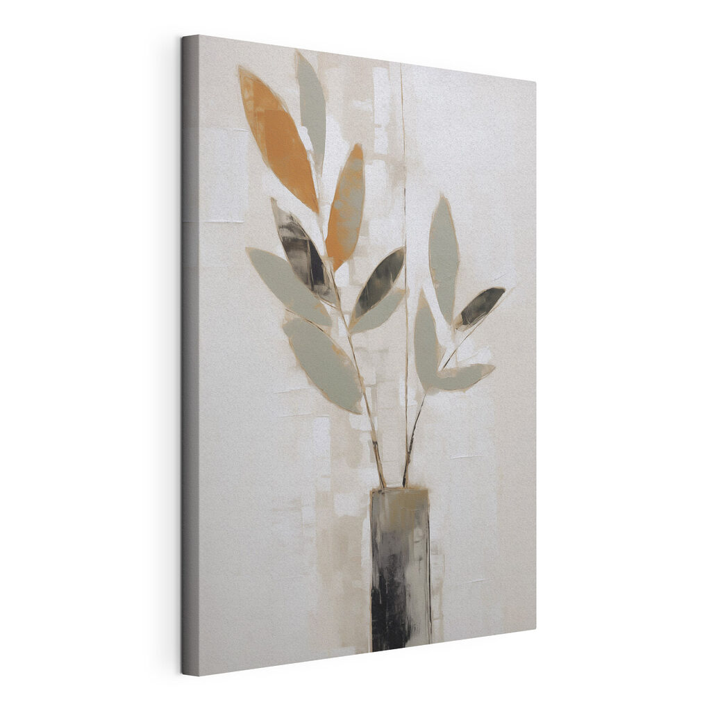Painting of a plant in a vase