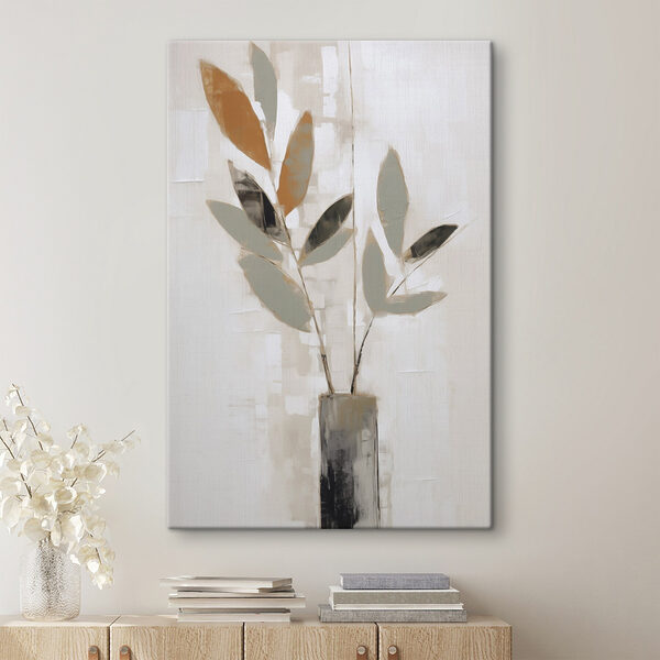 Painting of a plant in a vase