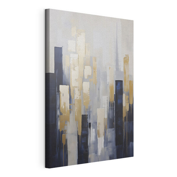 Painting of a city Painting of a city