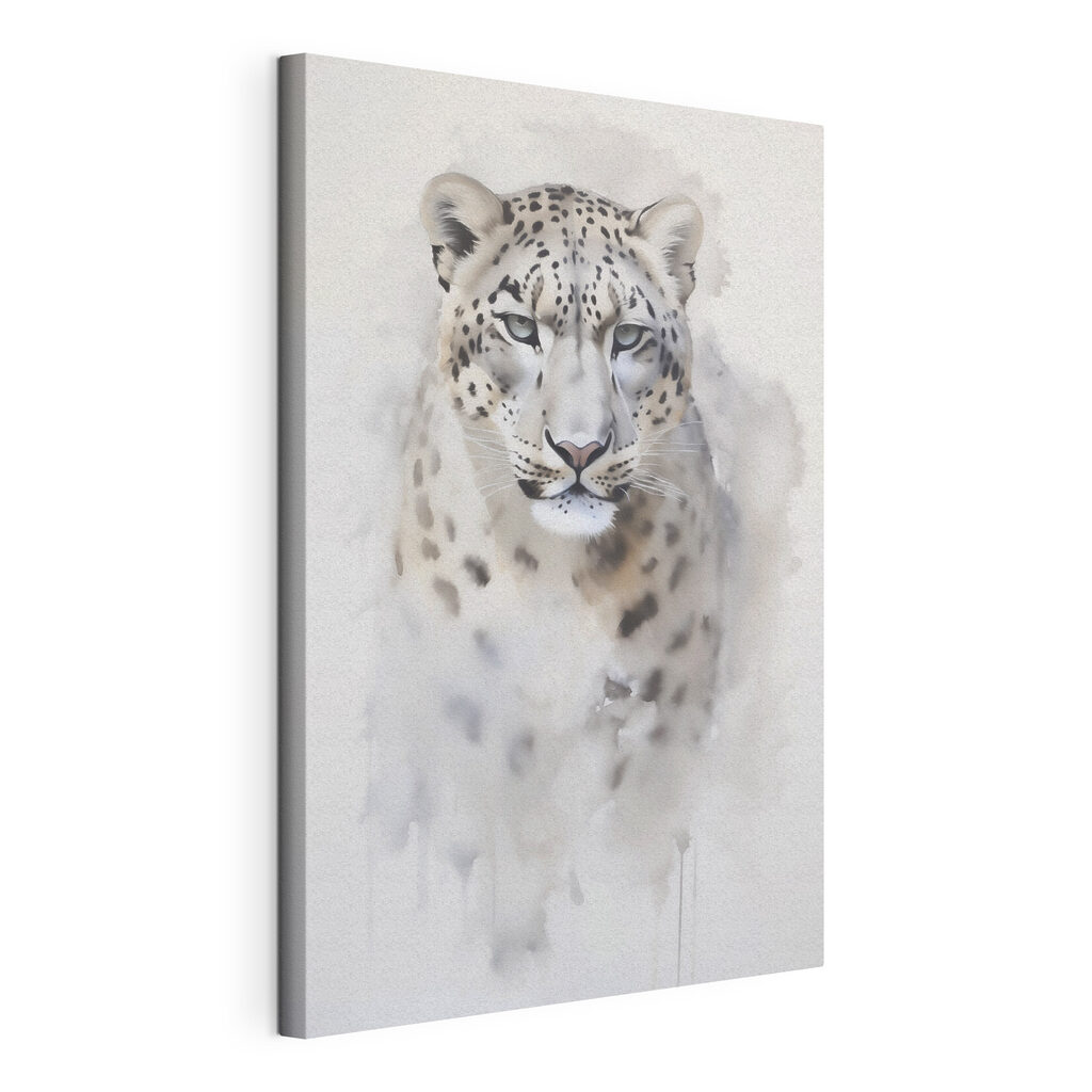 Majestic feline in soft hues Majestic feline in soft hues
