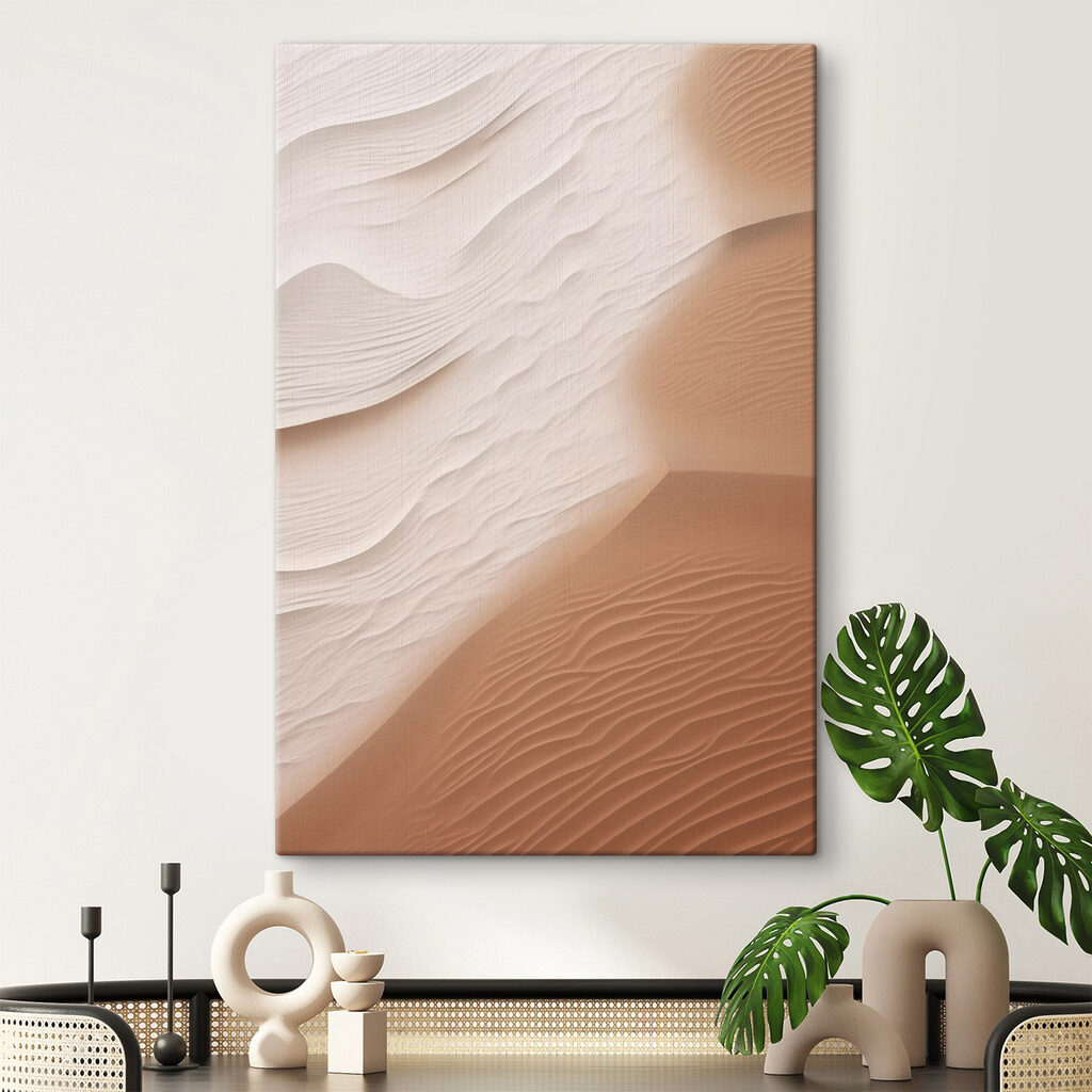 Sand dunes with waves Sand dunes with waves