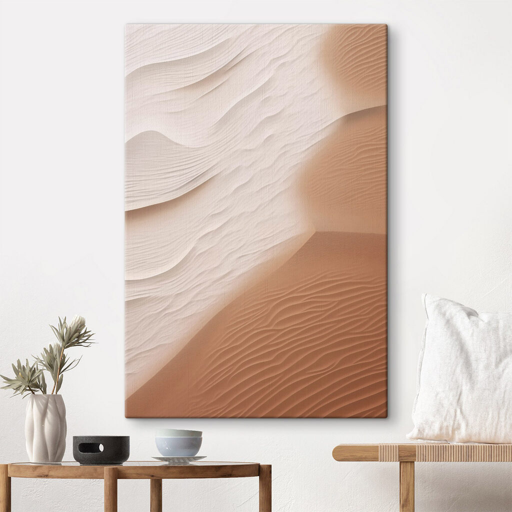 Sand dunes with waves Sand dunes with waves
